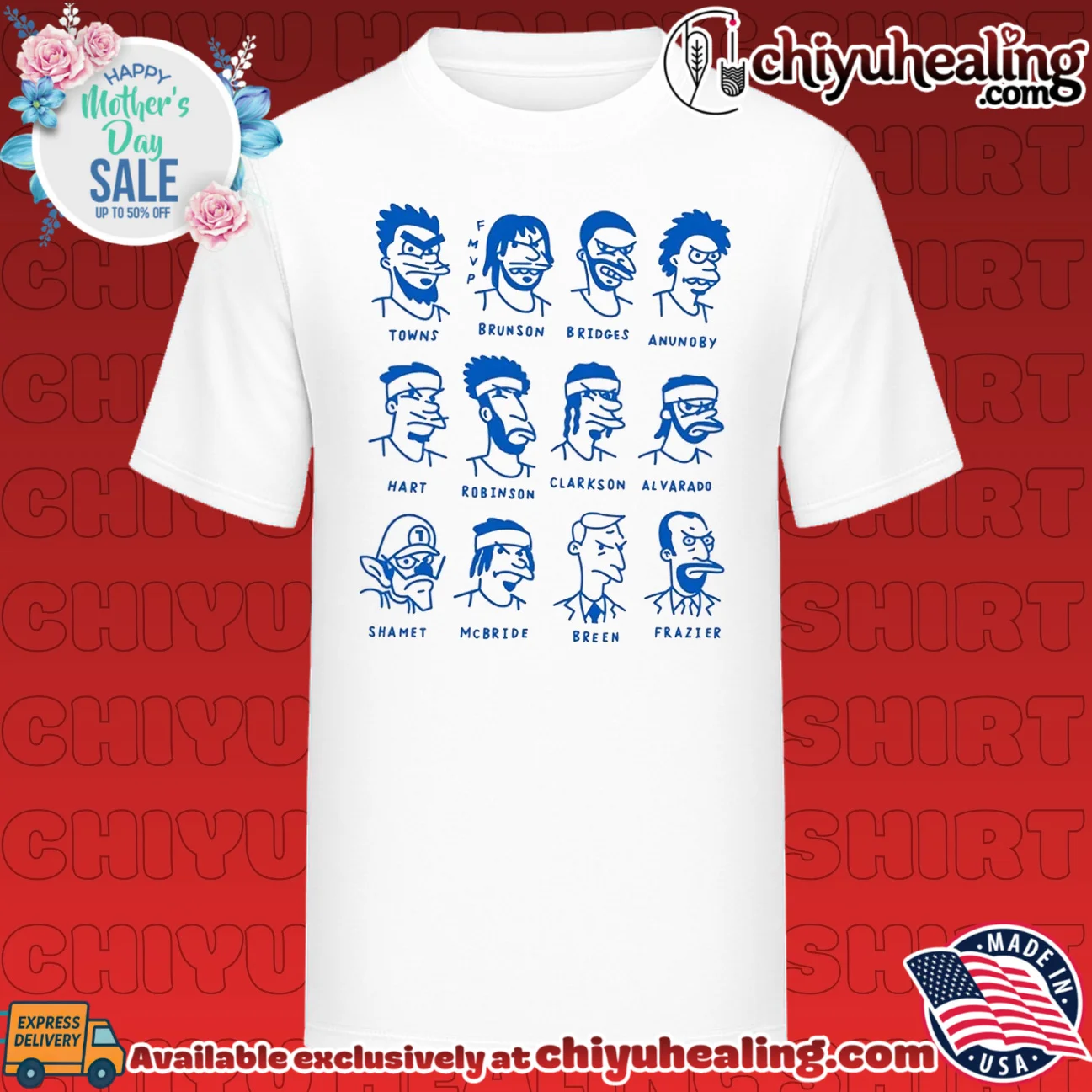 New York Knicks team of destiny cartoon roster