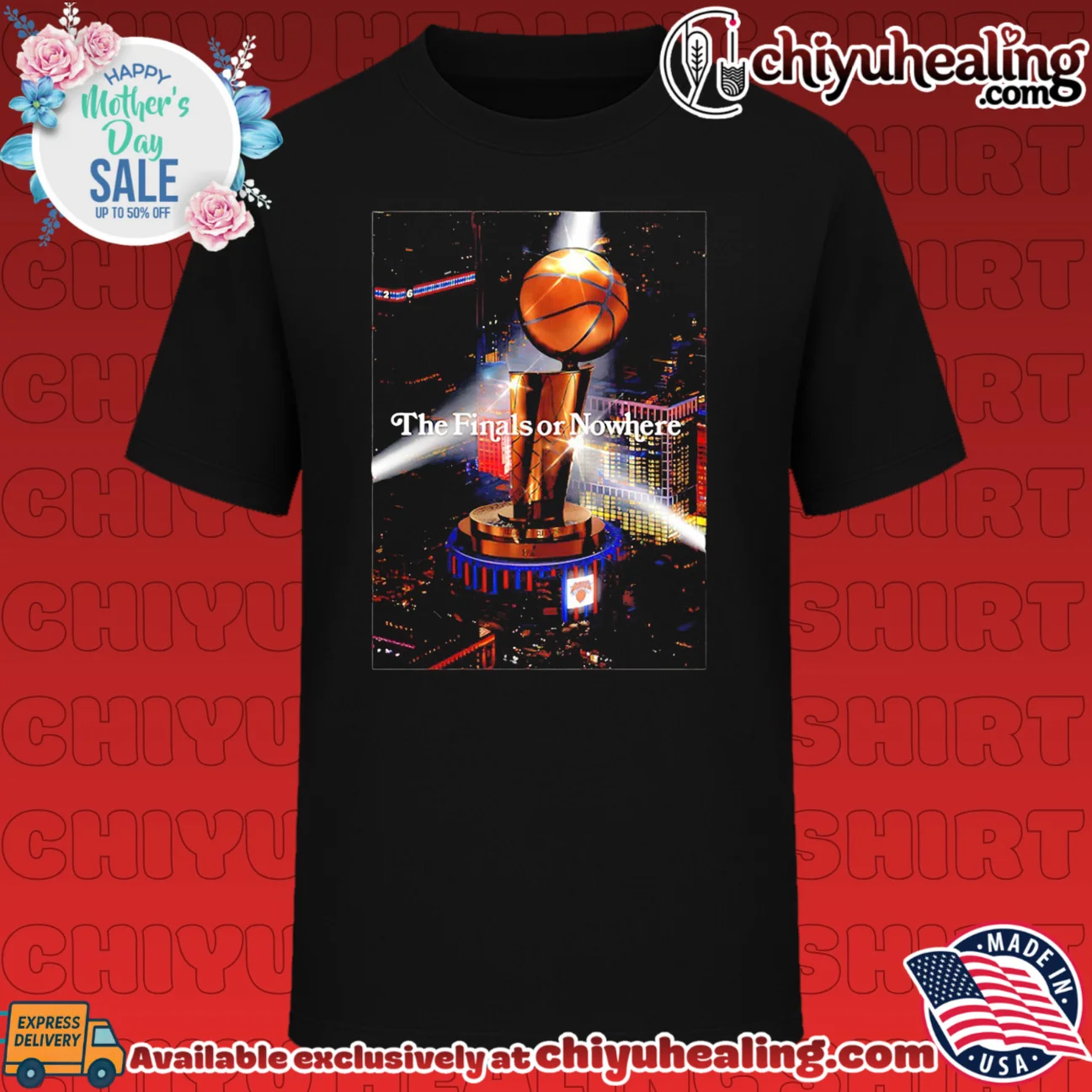 New York Knicks The Finals or Nowhere Trophy poster