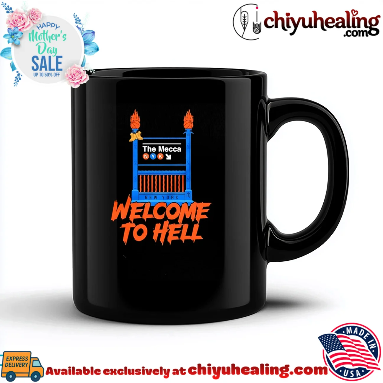 New York Knicks The Mecca welcome to hell graphic viral shirt & hoodie - Perfect Fan Gift New York Knicks The Mecca welcome to hell graphic