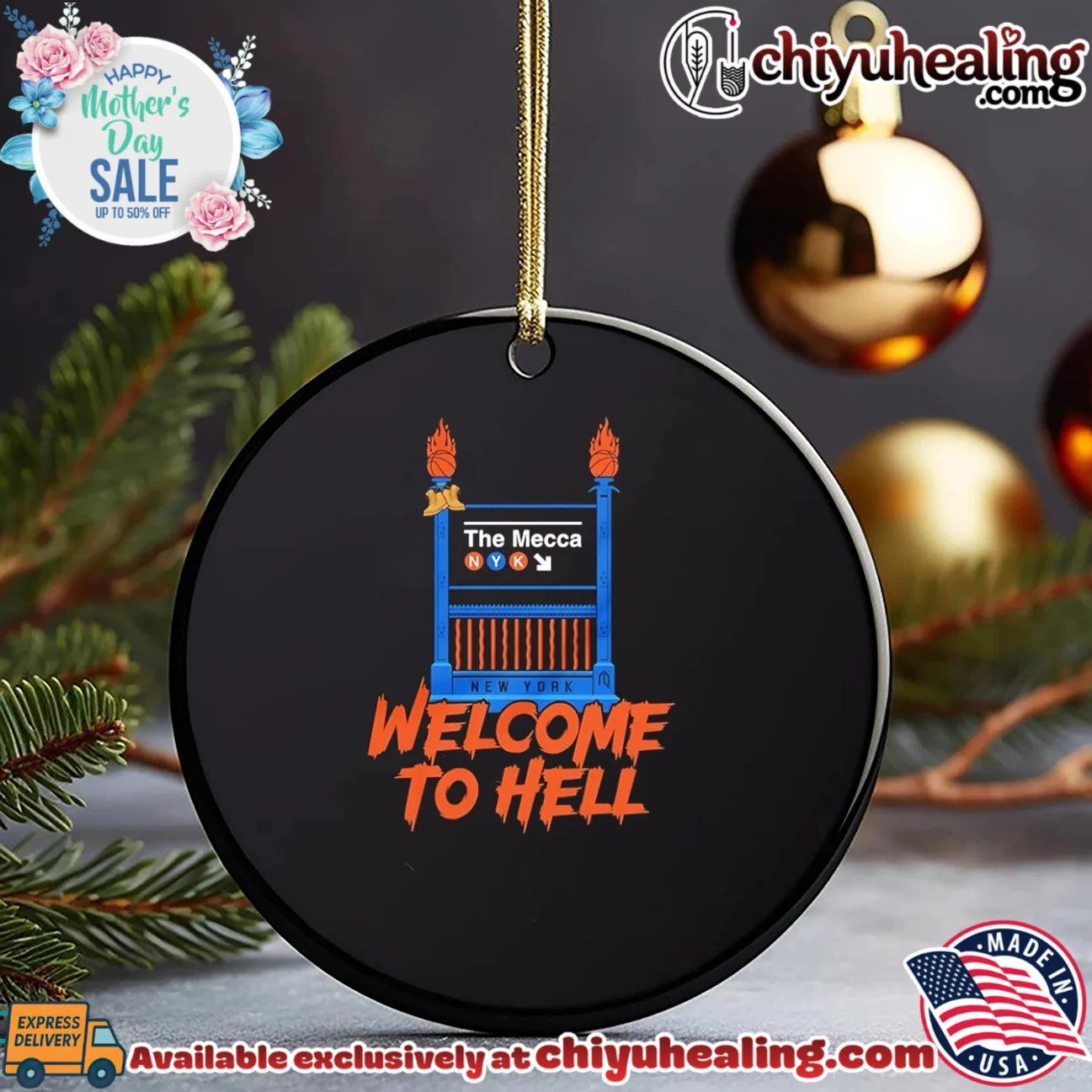 New York Knicks The Mecca welcome to hell graphic viral shirt & hoodie - Perfect Fan Gift New York Knicks The Mecca welcome to hell graphic