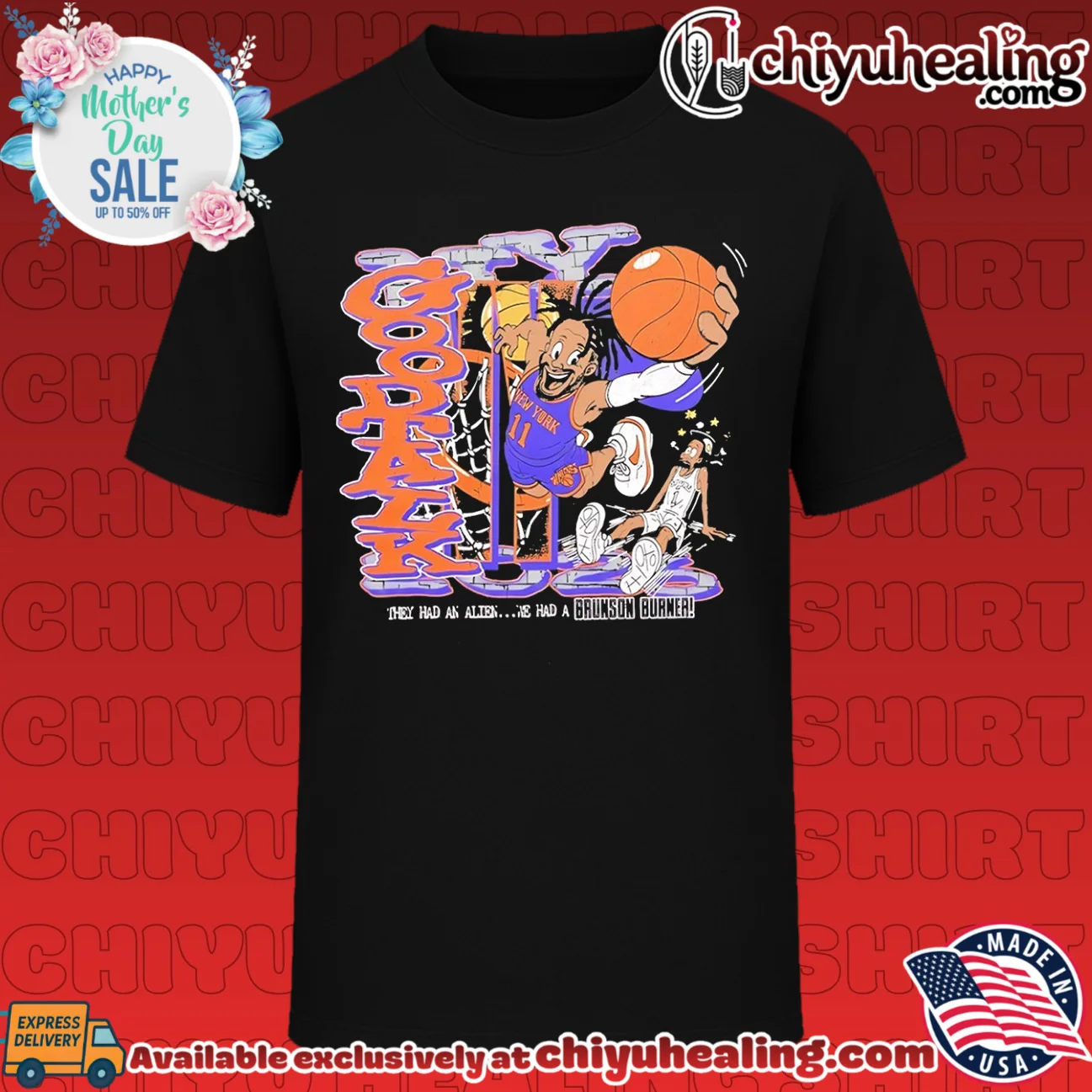 New York Knicks they had an Alien we had a Brunson Burner vintage