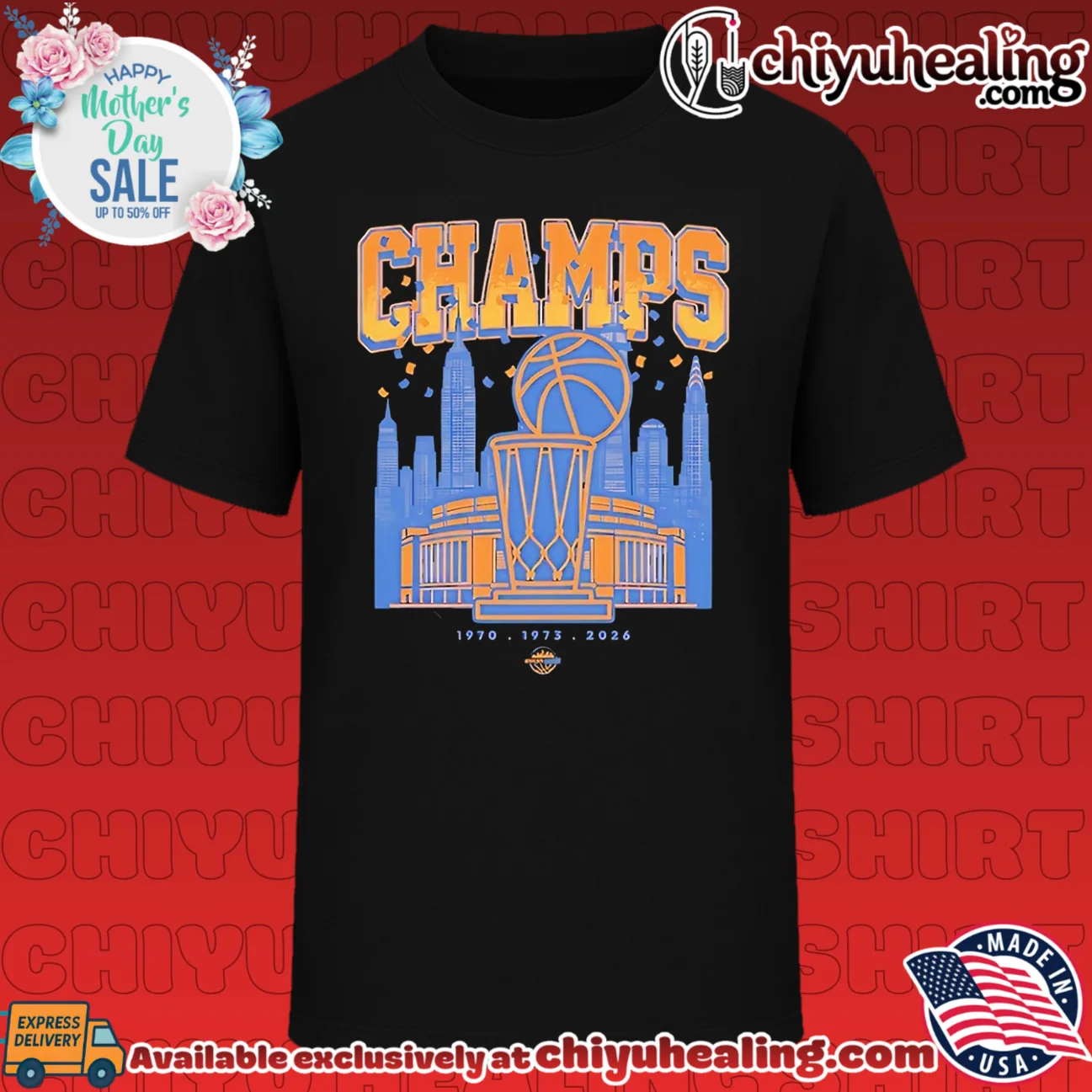 New York Knicks three times victory Champs 1970 1973 2026 vintage