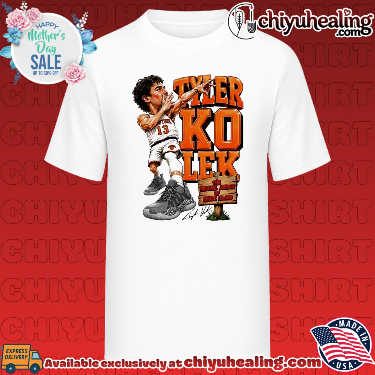New York Knicks Tyler Kolek the Micheal Jordan of Rhode Island shirt