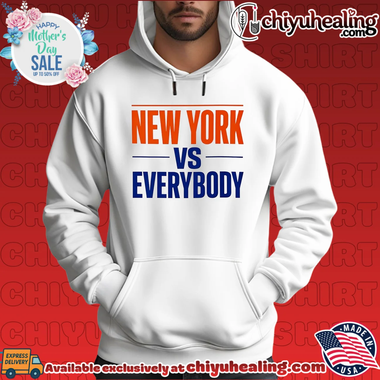 New York Knicks vs Everybody custom shirt & hoodie | Aesthetic Apparel New York Knicks vs Everybody custom shirt & hoodie | Aesthetic Apparel
