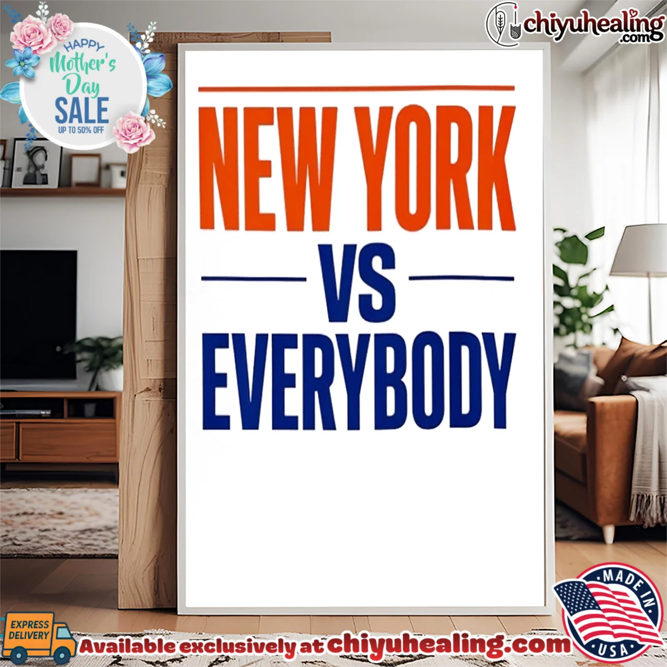 New York Knicks vs Everybody custom shirt & hoodie | Aesthetic Apparel New York Knicks vs Everybody