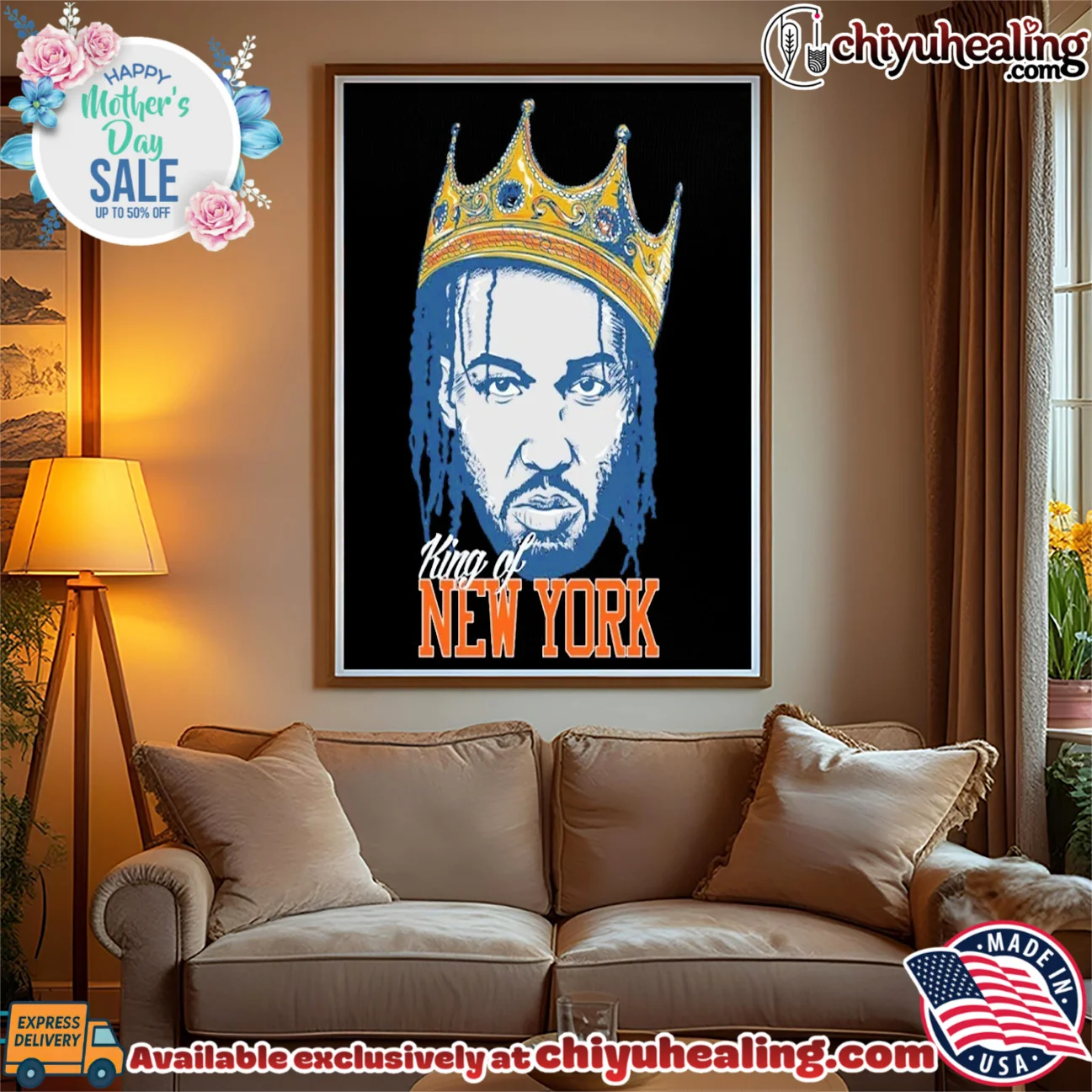 New York Knicks World Champions 2026 Jalen Brunson JB King of New York retro shirt & hoodie | Modern Street Style New York Knicks World Champions 2026 Jalen Brunson JB King of New York