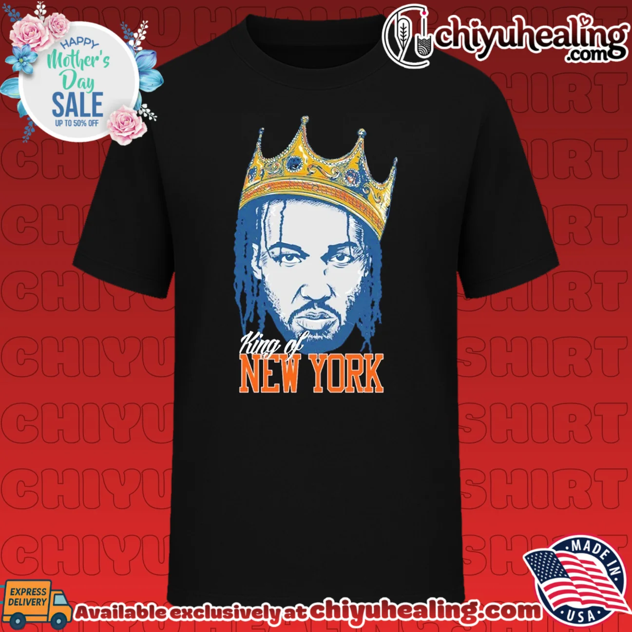 New York Knicks World Champions 2026 Jalen Brunson JB King of New York