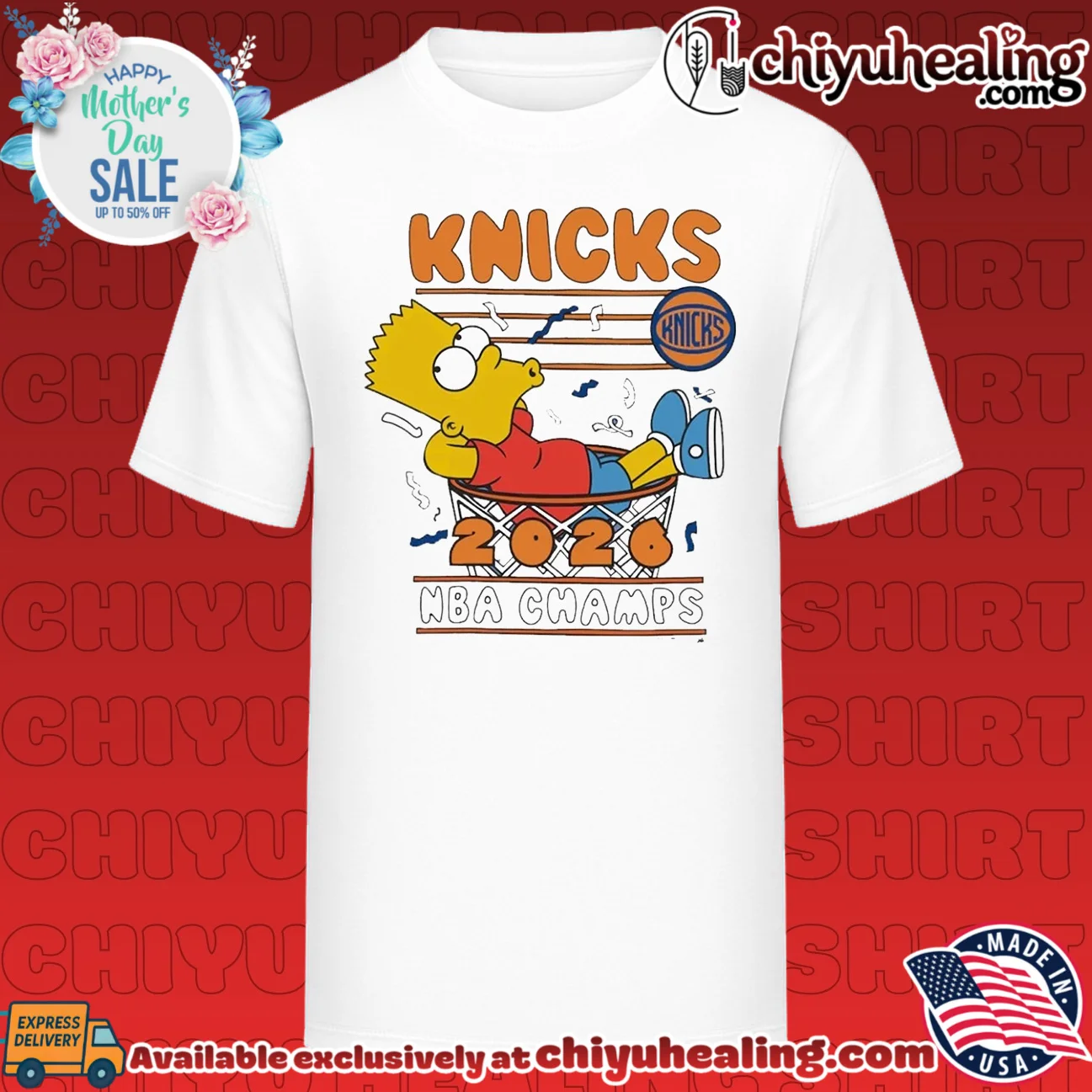 New York Knicks x The Simpsons 2026 NBA Finals Champions