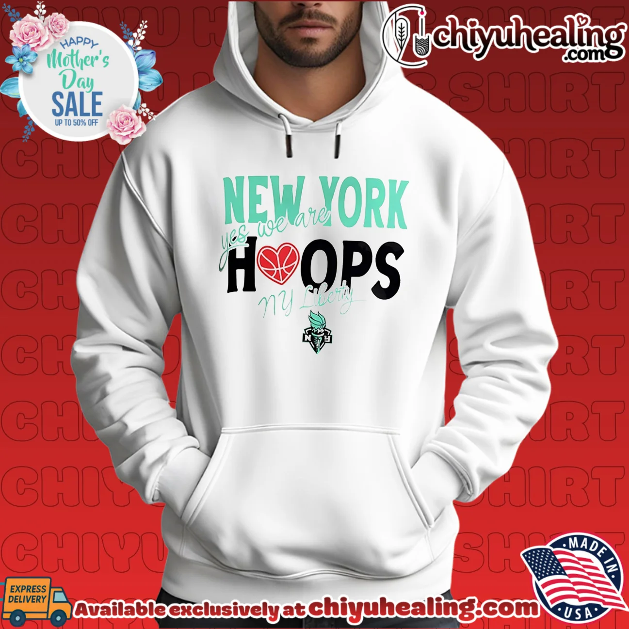 New York Liberty Hoops yes we are NY Liberty authentic shirt & hoodie - New Arrival New York Liberty Hoops yes we are NY Liberty authentic shirt & hoodie - New Arrival