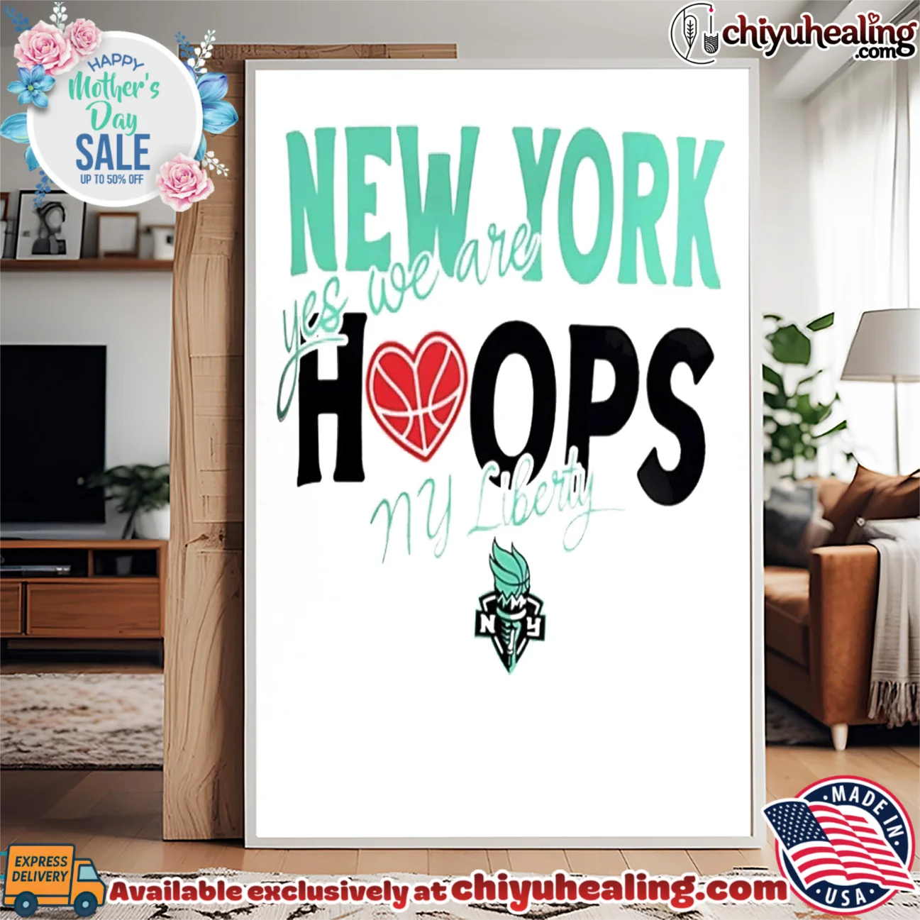 New York Liberty Hoops yes we are NY Liberty authentic shirt & hoodie - New Arrival New York Liberty Hoops yes we are NY Liberty