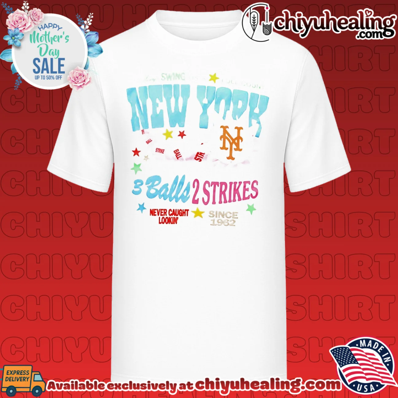 New York Mets 3 Balls 2 Strikes Never Caught Lookin'