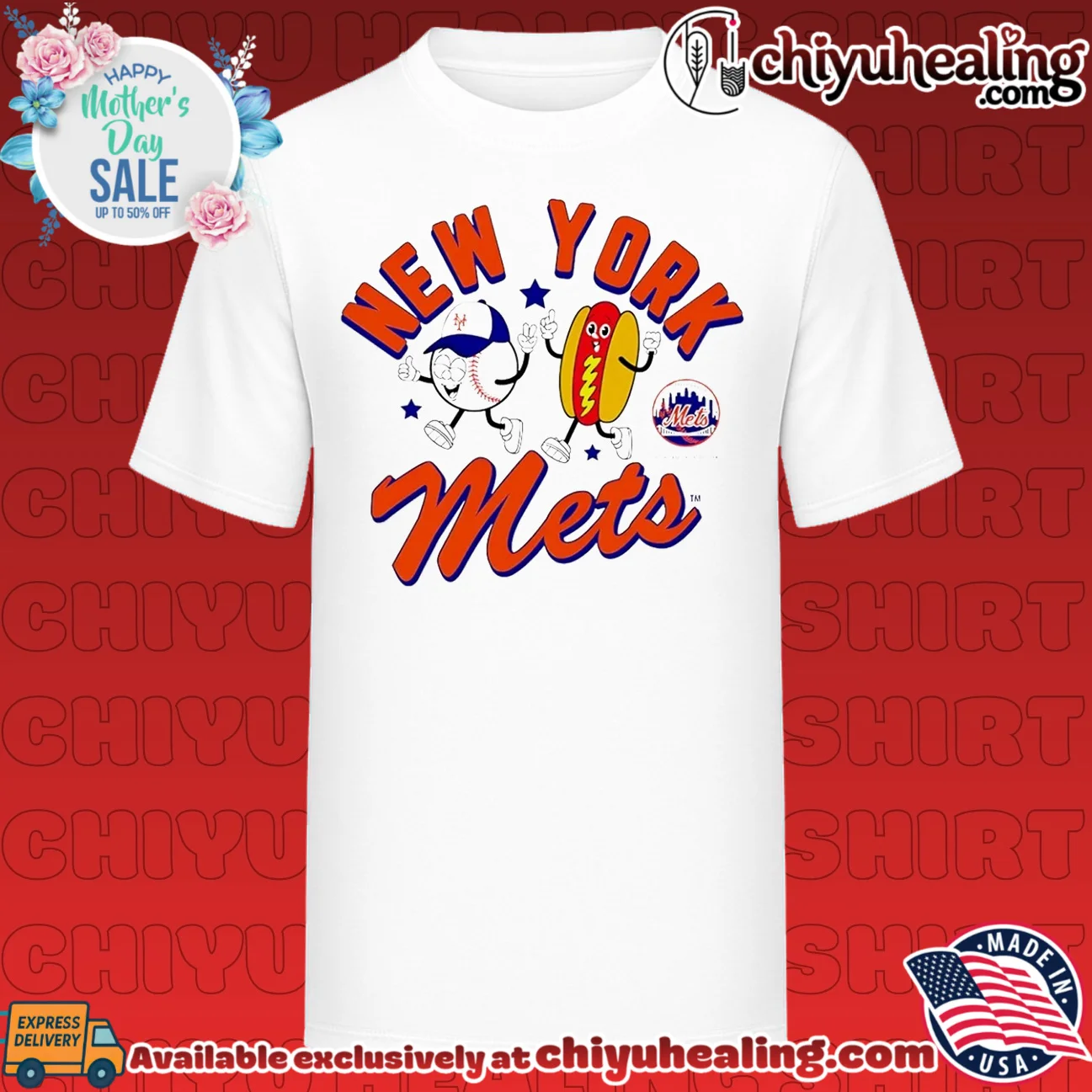 New York Mets HotDog Preschool Snack cartoon