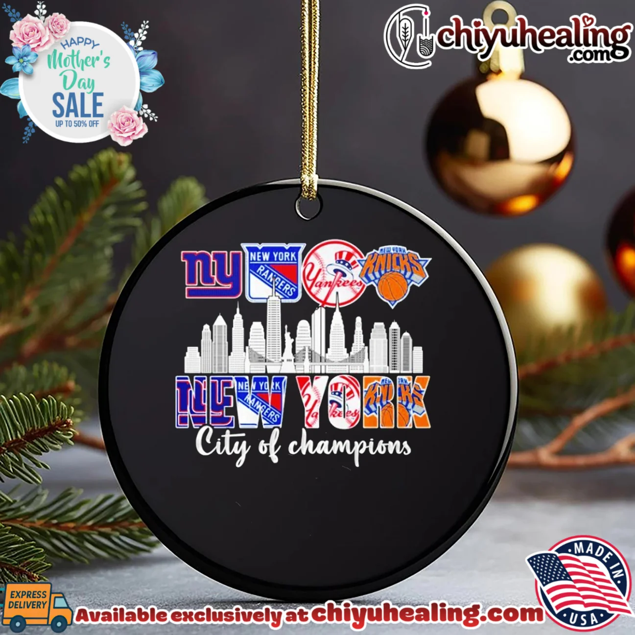 New York Sports City of Champions skyline statement shirt & hoodie | Exclusive Fan Gear New York Sports City of Champions skyline