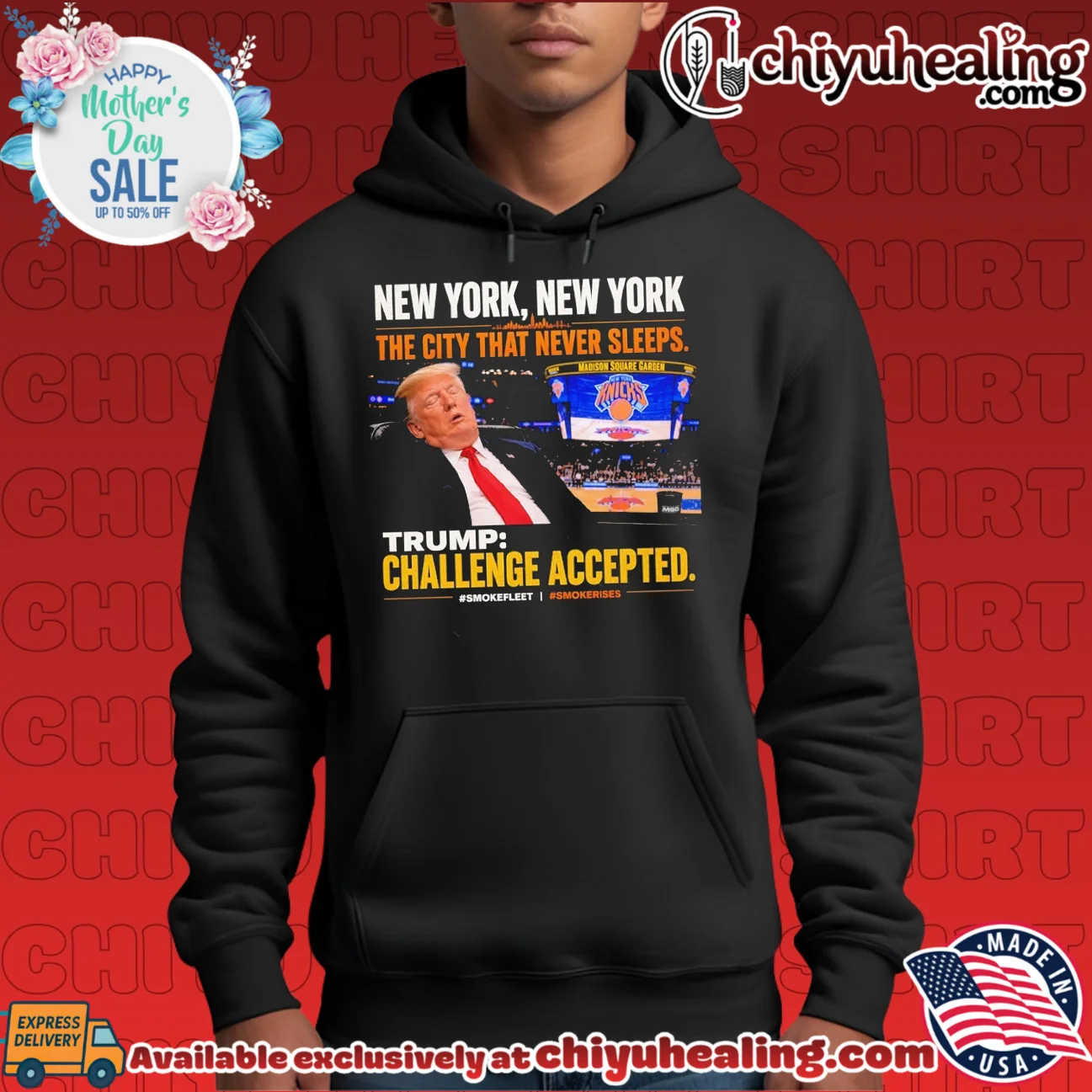 New York the city that never sleeps Trump challenge accepted retro custom shirt & hoodie - Urban Fashion New York the city that never sleeps Trump challenge accepted retro custom shirt & hoodie - Urban Fashion
