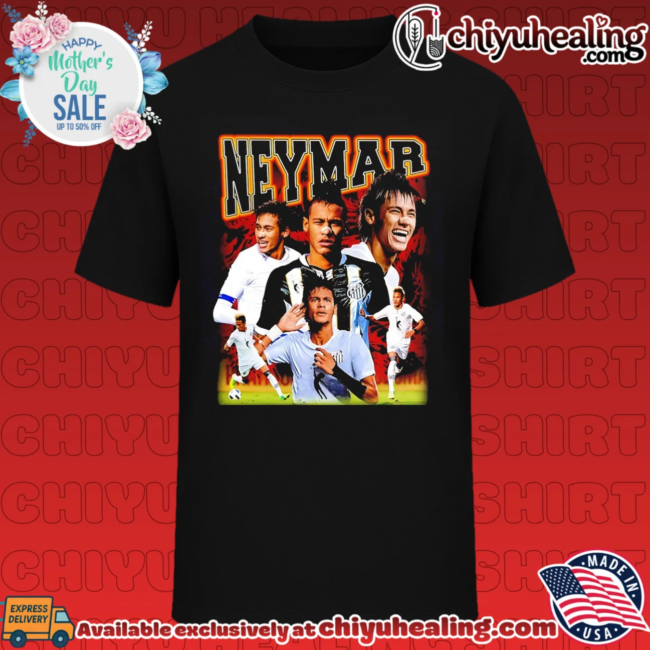 Neymar Young Santos FC Legend Collage Brazilian Soccer shirt & hoodie