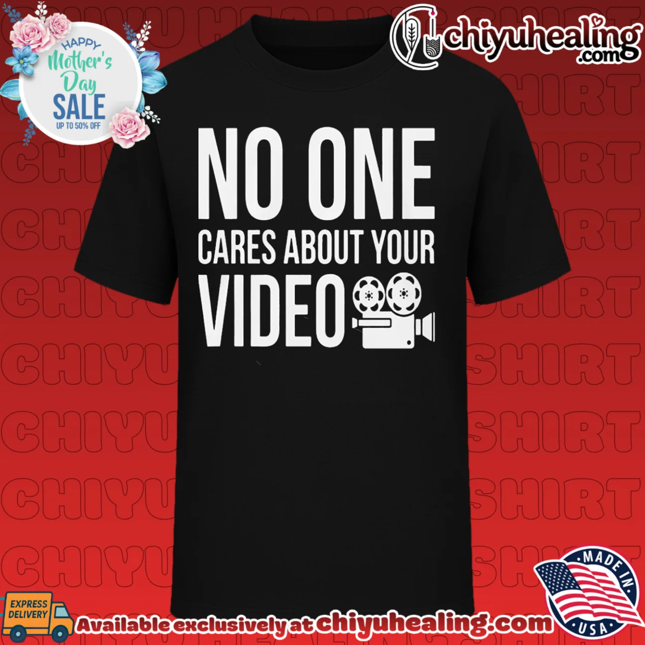 Nice No One Cares About Your Video vintage shirt & hoodie - Urban Fashion