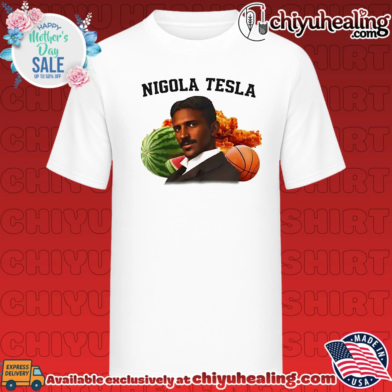 Nigola Tesla Watermelon Fried Chicken Basketball
