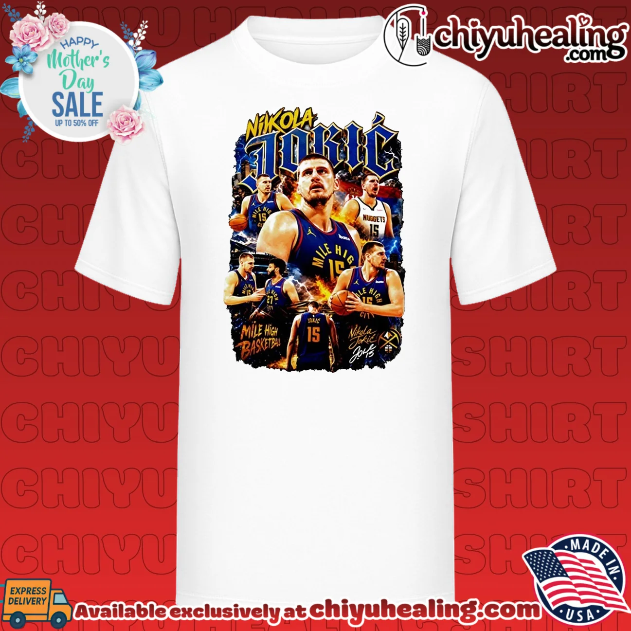 Nikola Jokic Denver Nuggets player collage 2026