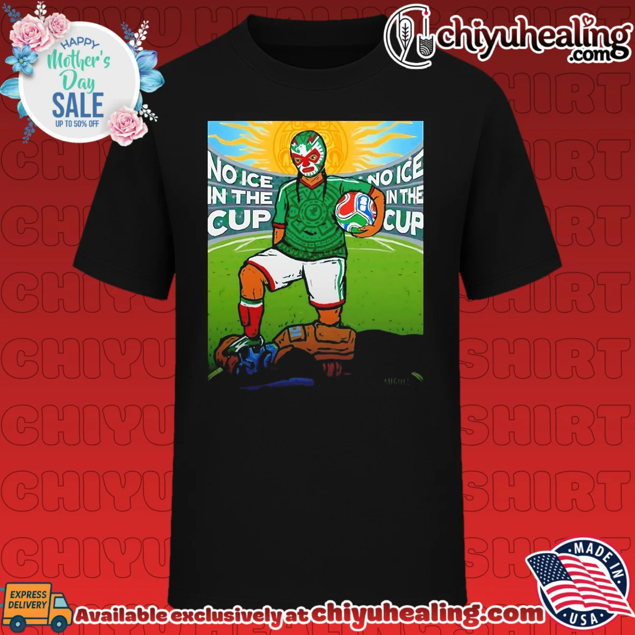 No ice in the cup mexico national football team luchador