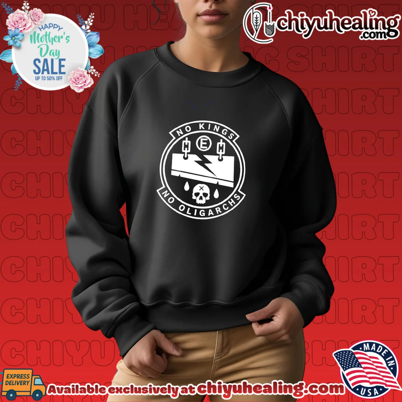 No kings no oligarchs ultimate shirt & hoodie - Everyday Fit No kings no oligarchs