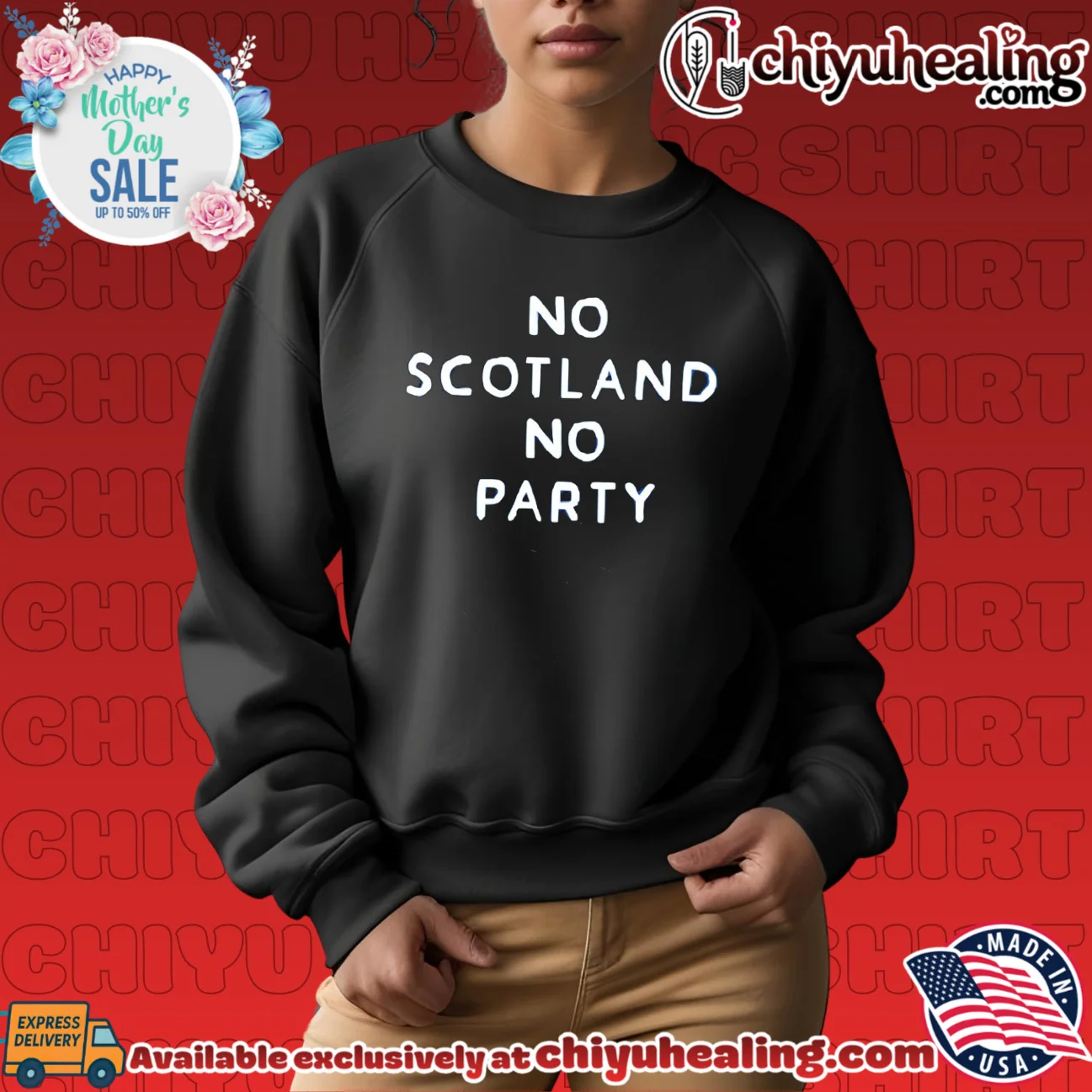 No Scotland no party shirt & hoodie No Scotland no party shirt & hoodie