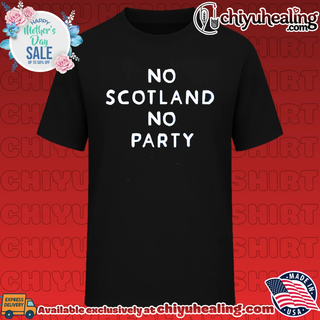 No Scotland no party shirt & hoodie