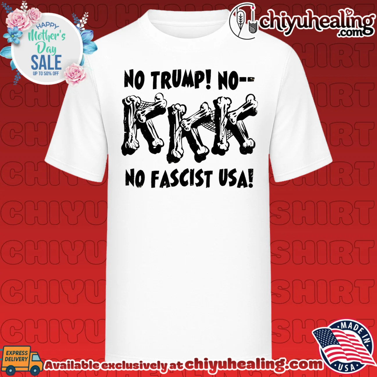 No Trump no KKK no fascist USA