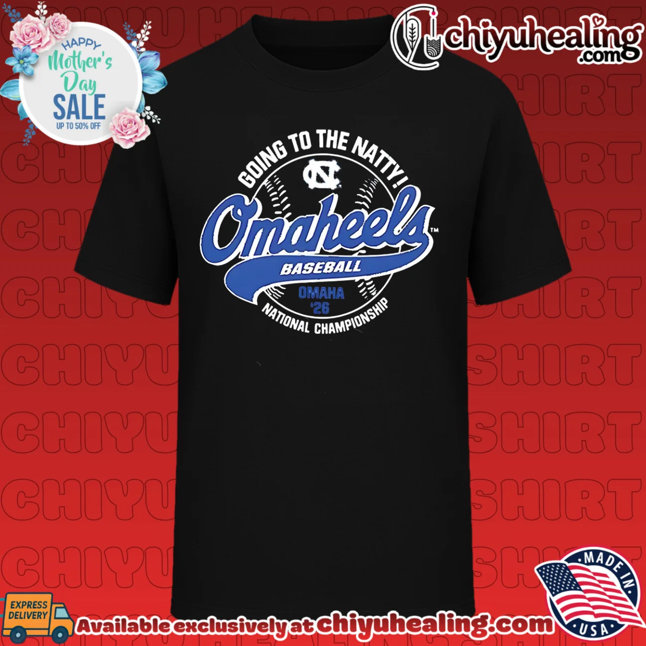 North Carolina Tar Heels 2026 College World Series Championship Bound going to the Natty