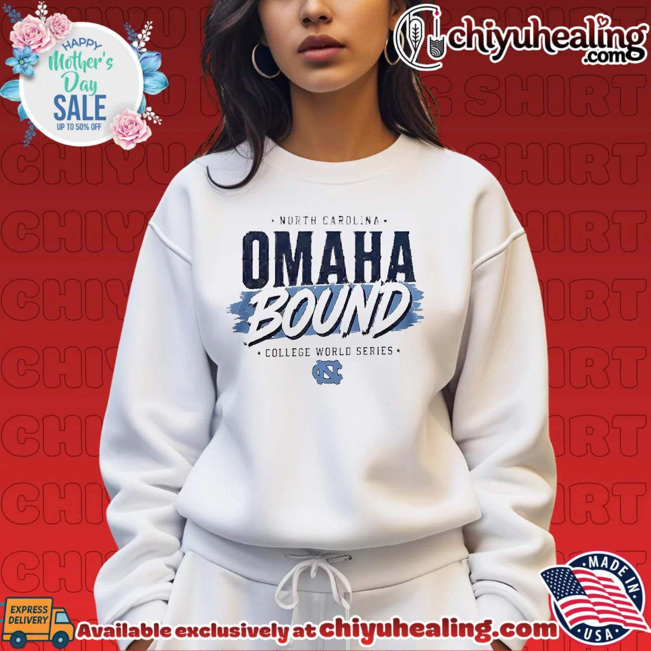 North Carolina Tar Heels 2026 Men's College World Series Omaha Bound shirt essential shirt & hoodie | Exclusive Fan Gear North Carolina Tar Heels 2026 Men's College World Series Omaha Bound shirt