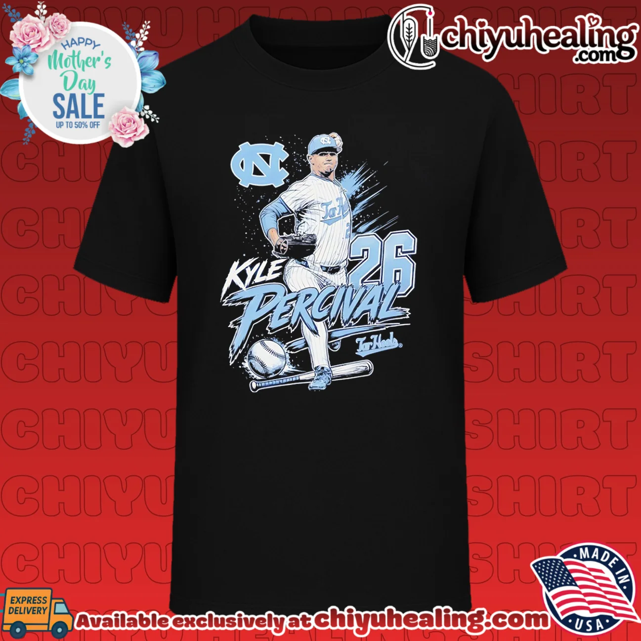 North Carolina Tar Heels Boston Kyle Percival portrait shirt & hoodie North Carolina Tar Heels Boston Kyle Percival portrait shirt & hoodie