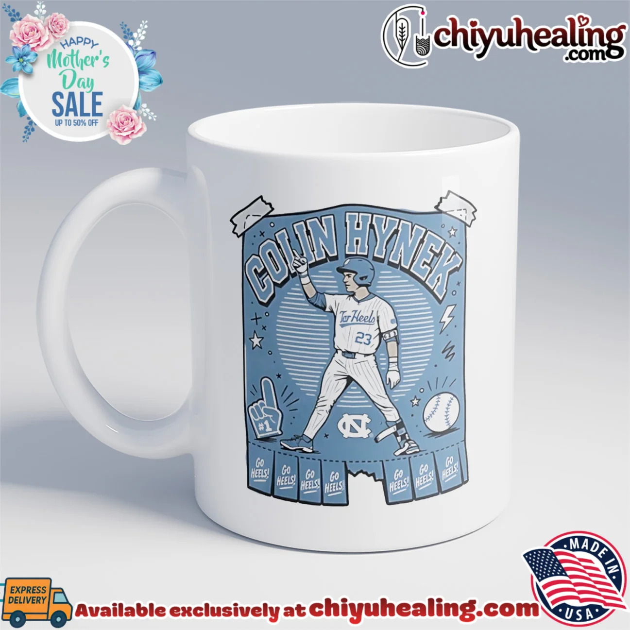 North Carolina Tar Heels Colin Hynek posing graphic original shirt & hoodie | IP Merchandise North Carolina Tar Heels Colin Hynek posing graphic