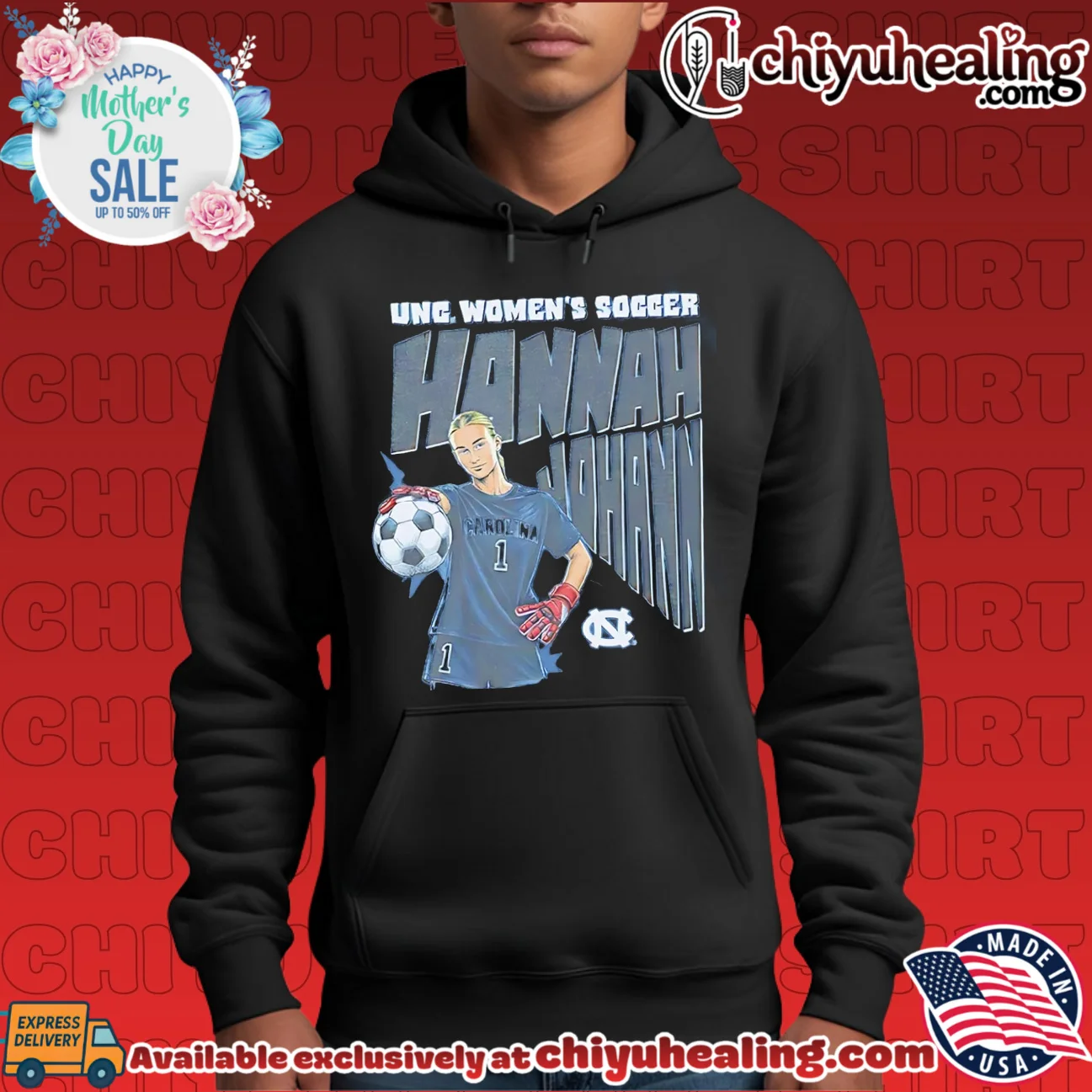 North Carolina Tar Heels Hannah Johann portrait shirt & hoodie North Carolina Tar Heels Hannah Johann portrait shirt & hoodie