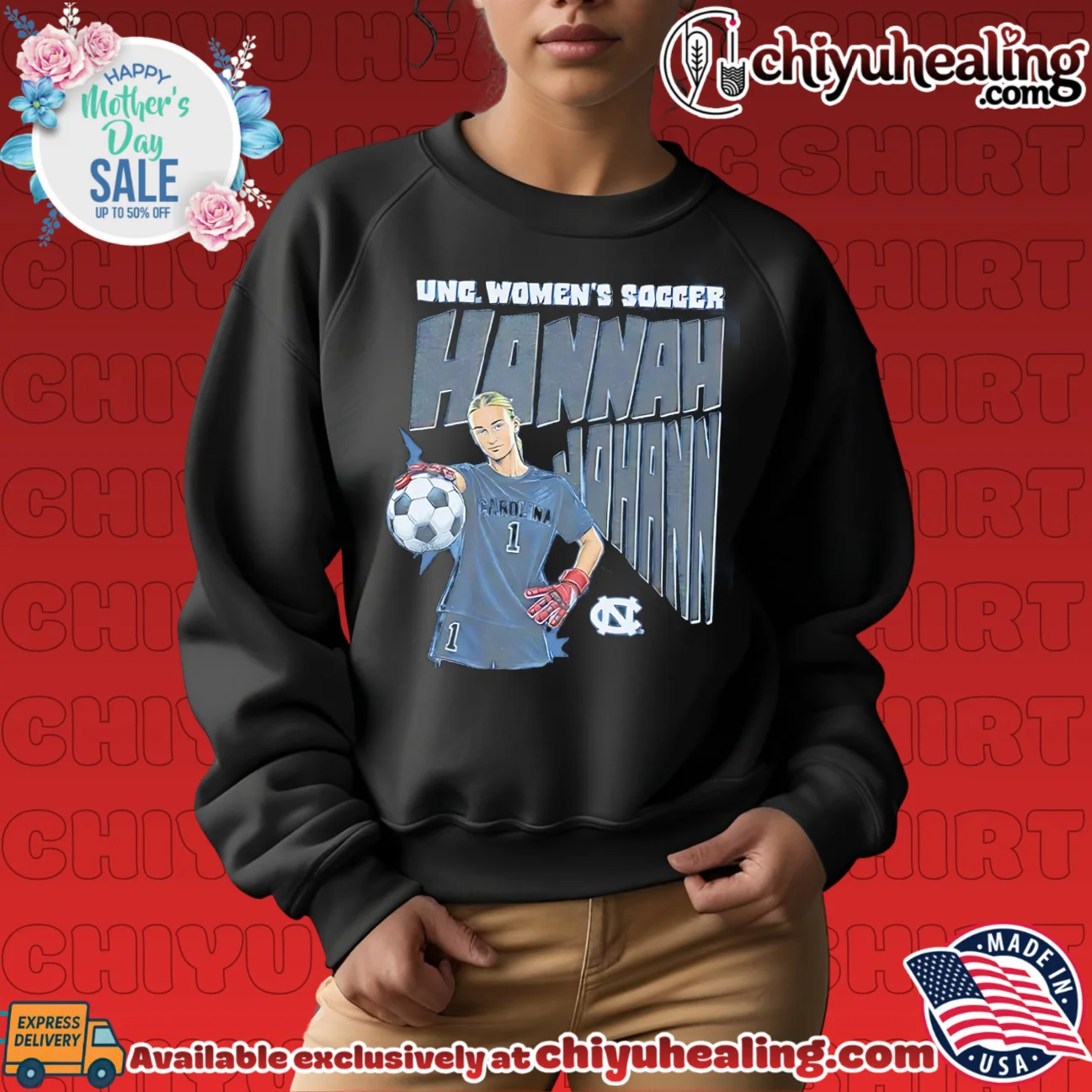 North Carolina Tar Heels Hannah Johann portrait shirt & hoodie North Carolina Tar Heels Hannah Johann portrait shirt & hoodie