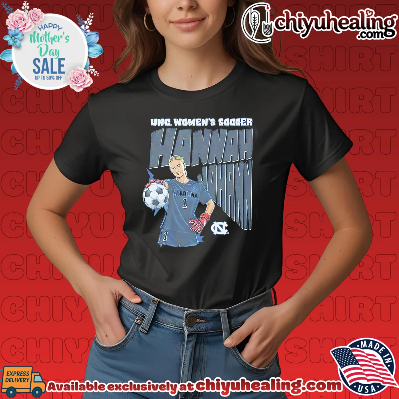 North Carolina Tar Heels Hannah Johann portrait shirt & hoodie North Carolina Tar Heels Hannah Johann portrait shirt & hoodie