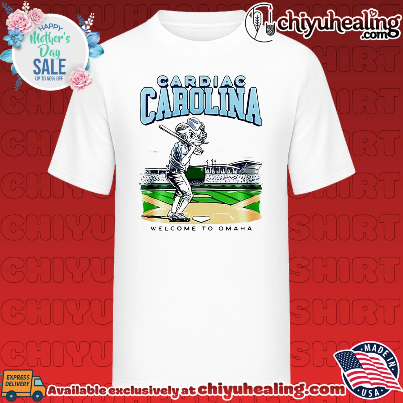 North Carolina Tar Heels x Cardiac Carolina Welcome To Omaha 2026