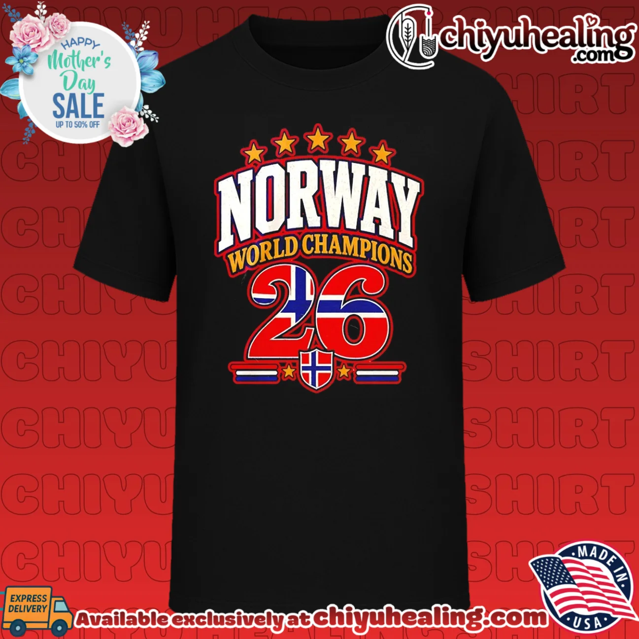 Norway 2026 World Champions Flag shirt