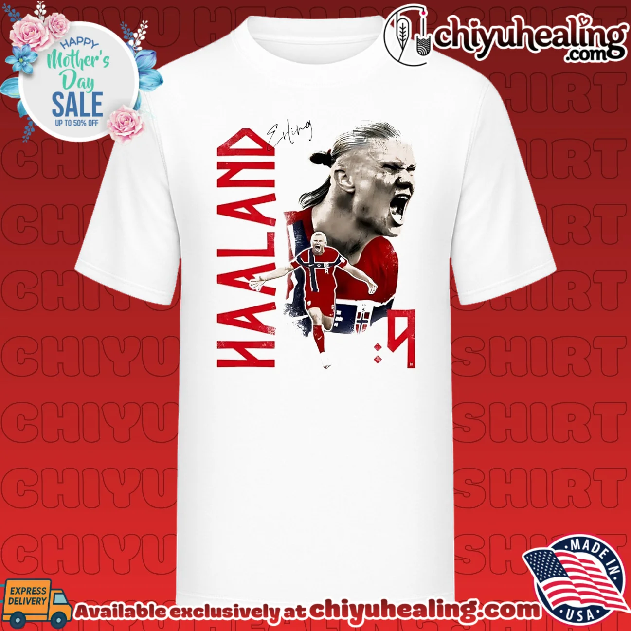 Norway Erling Haaland signature shirt & hoodie