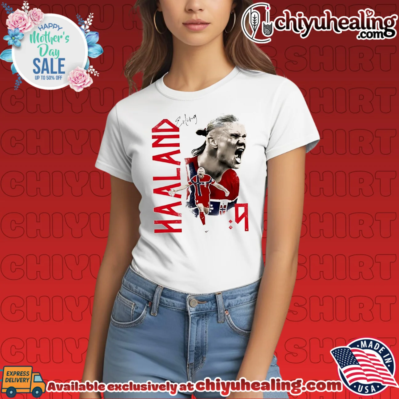 Norway Erling Haaland signature shirt & hoodie Norway Erling Haaland signature shirt & hoodie