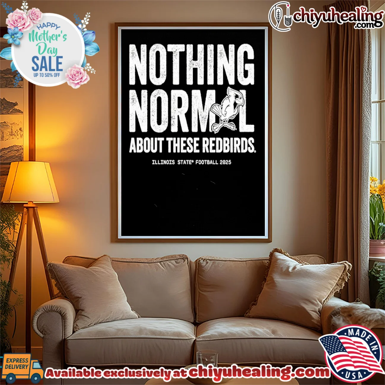 Nothing Normal About These Redbirds Illinois State Football 2025 shirt & hoodie Nothing Normal About These Redbirds Illinois State Football 2025