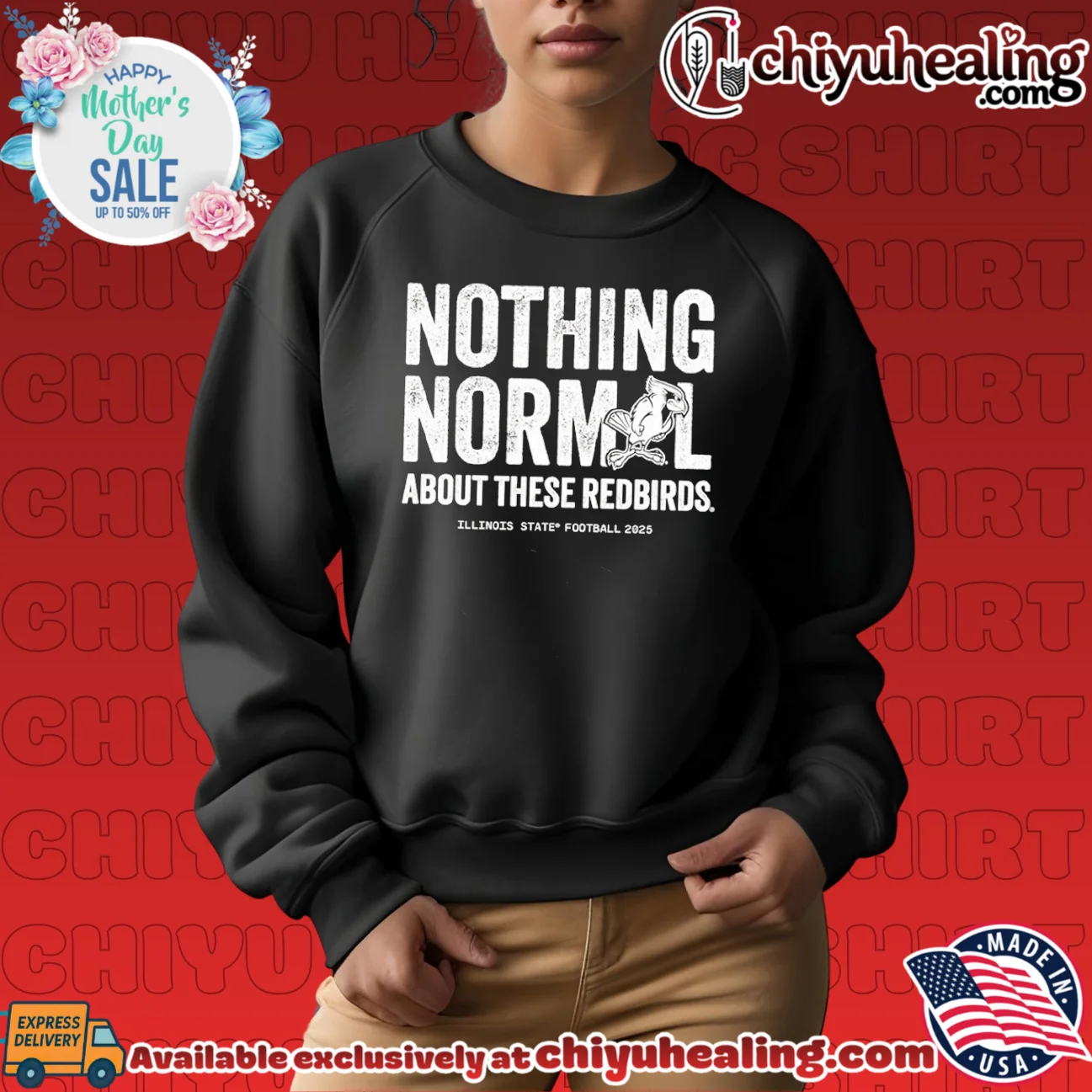 Nothing Normal About These Redbirds Illinois State Football 2025 shirt & hoodie Nothing Normal About These Redbirds Illinois State Football 2025