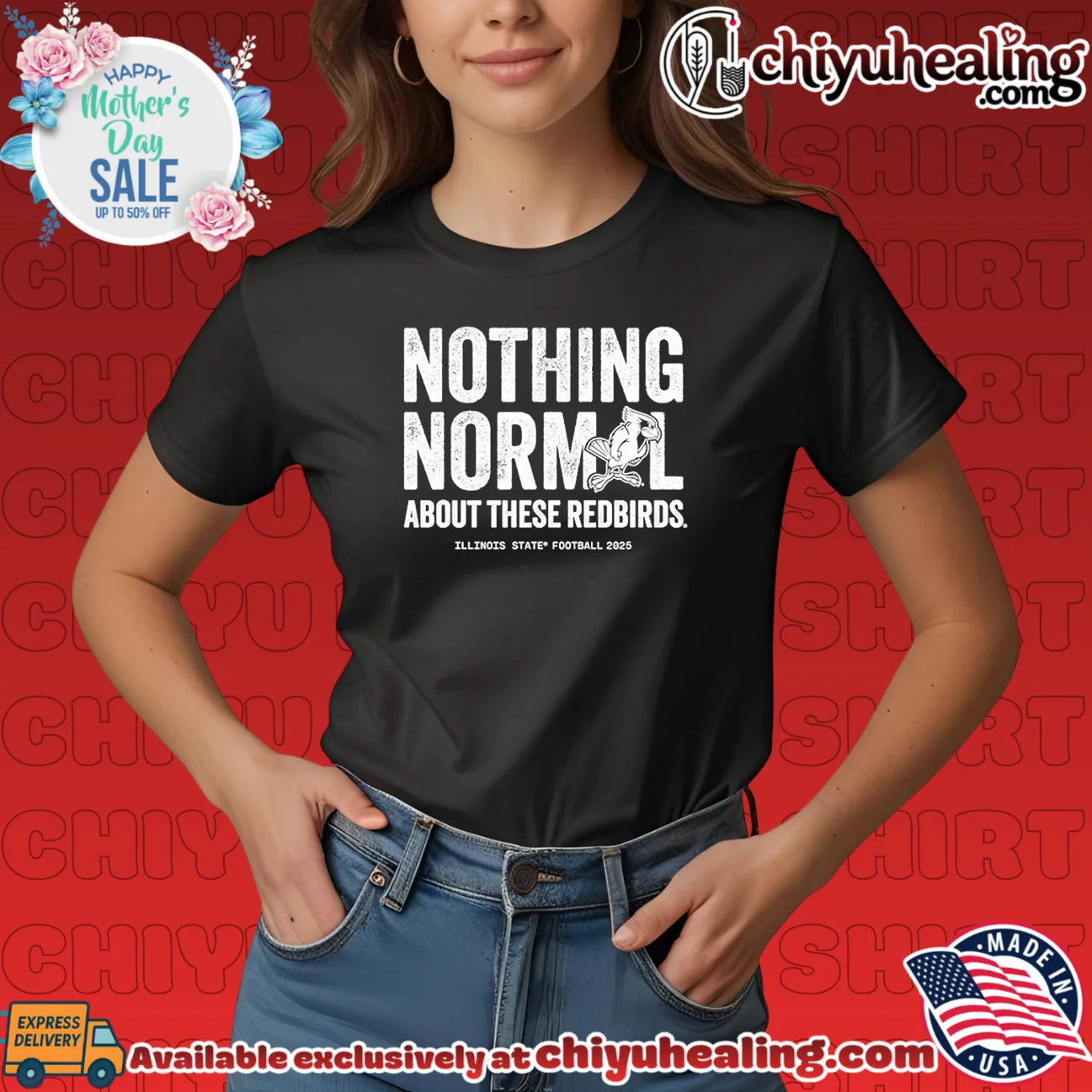 Nothing Normal About These Redbirds Illinois State Football 2025 shirt & hoodie Nothing Normal About These Redbirds Illinois State Football 2025