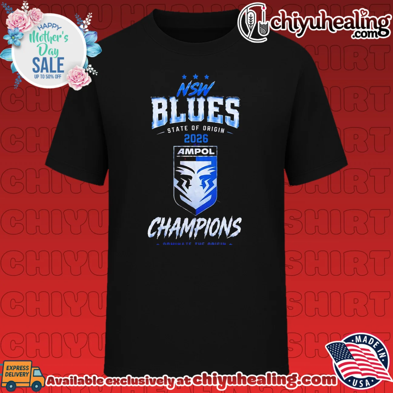 NSW Blues State Of Origin 2026 Champions