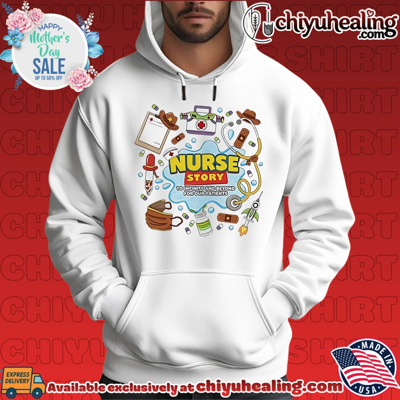 Nurse story medical equipment graphic shirt & hoodie Nurse story medical equipment graphic shirt & hoodie