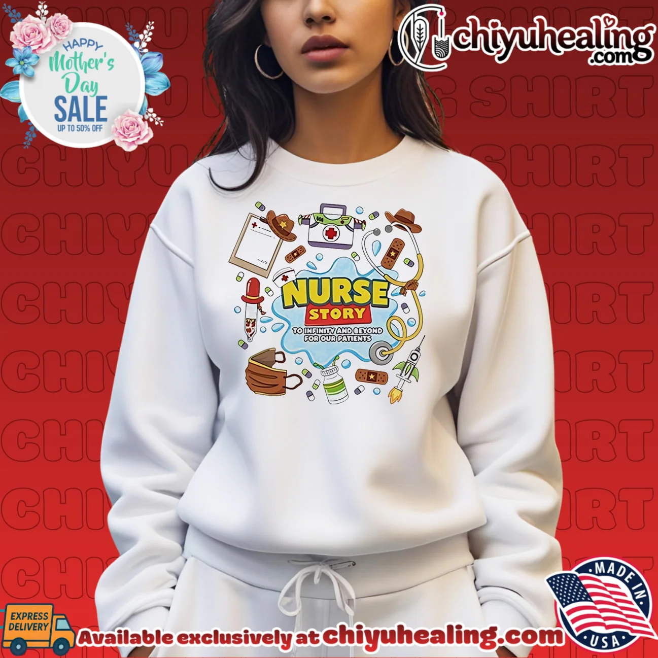 Nurse story medical equipment graphic shirt & hoodie Nurse story medical equipment graphic shirt & hoodie