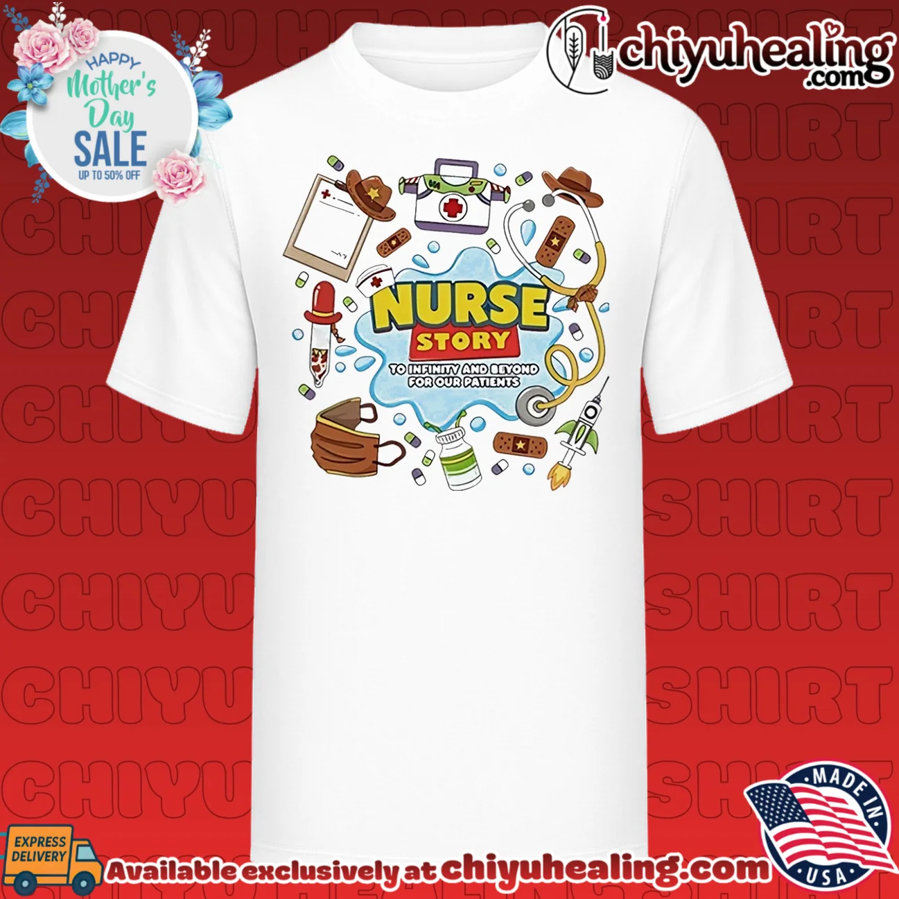 Nurse story medical equipment graphic shirt & hoodie