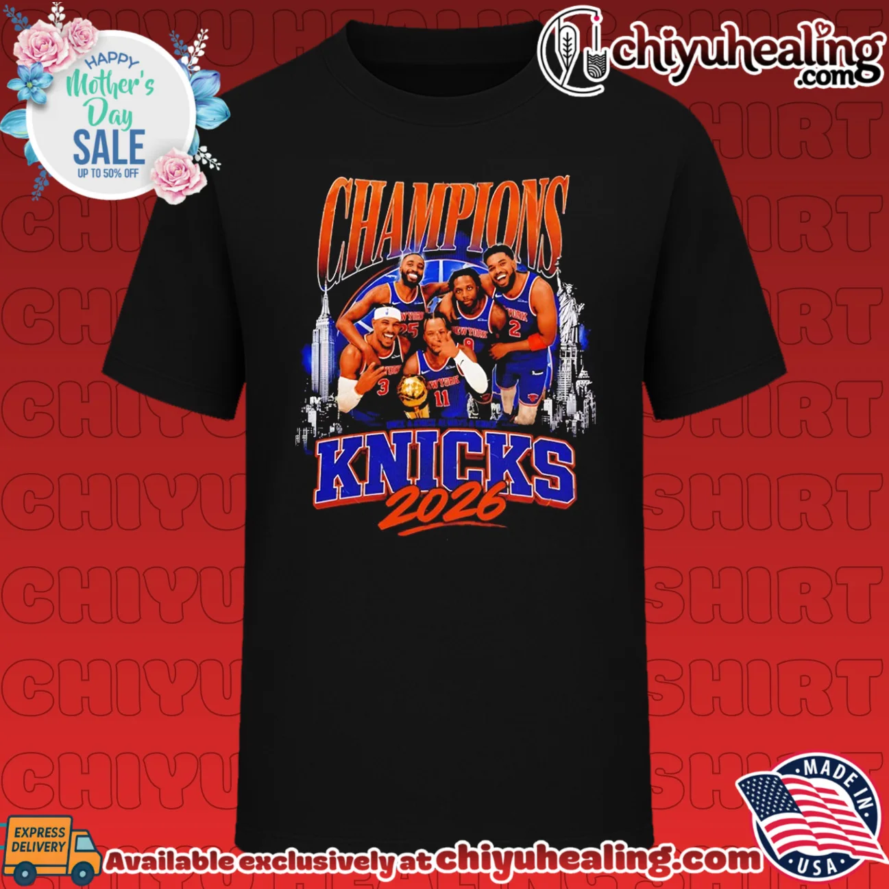 Ny Knicks 2026 champions mikal bridges Jalen Brunson og Anunoby Josh Hart karl-anthony towns