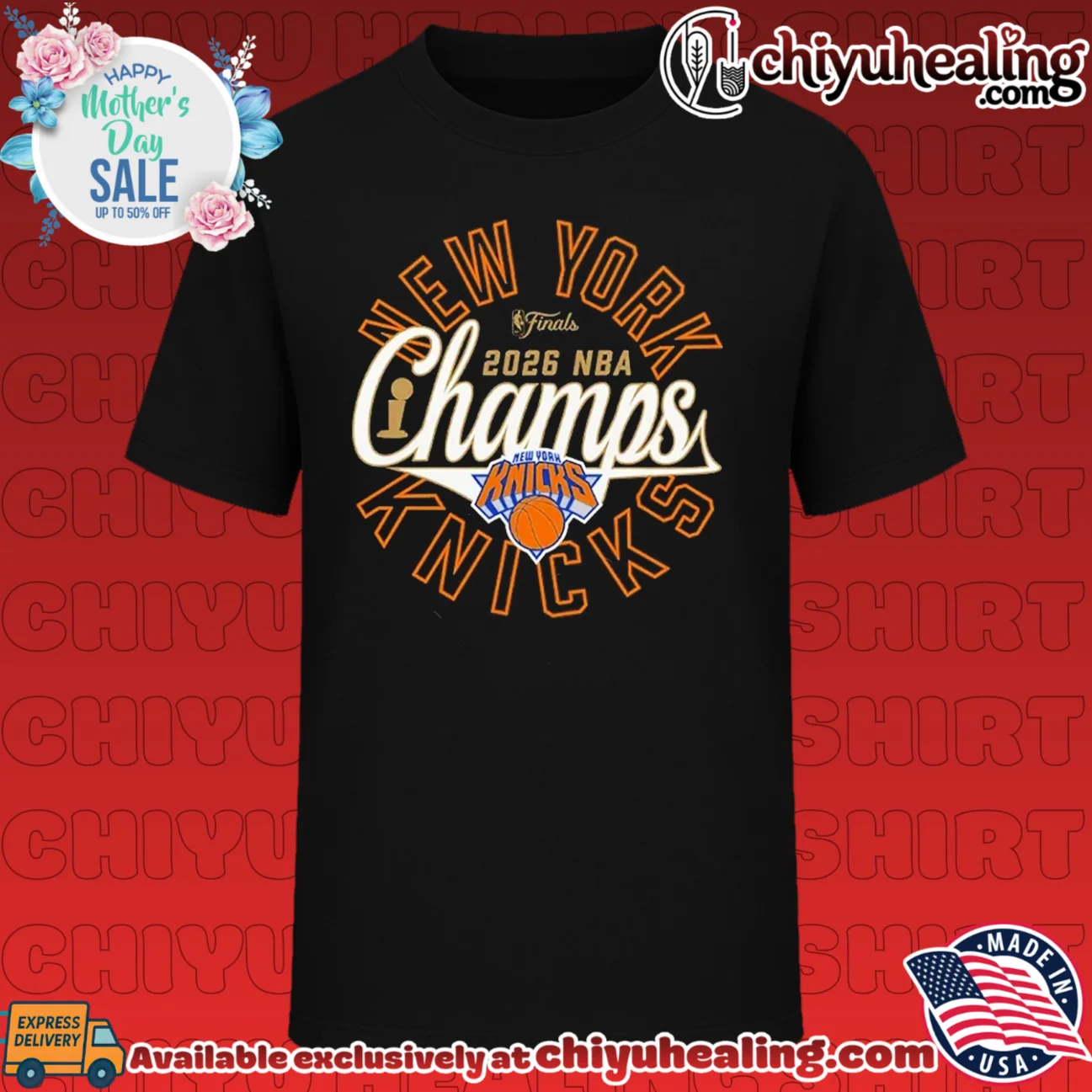 NY Knicks 2026 NBA Champions French Terry