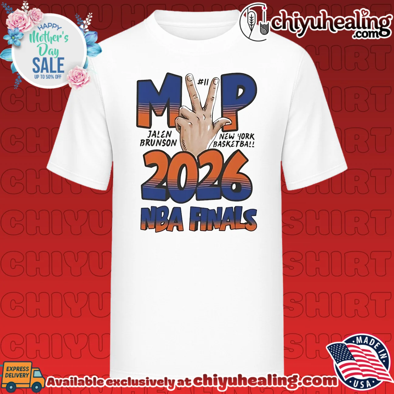 NY Knicks 2026 NBA Finals Jalen Brunson the MVP hand gesture