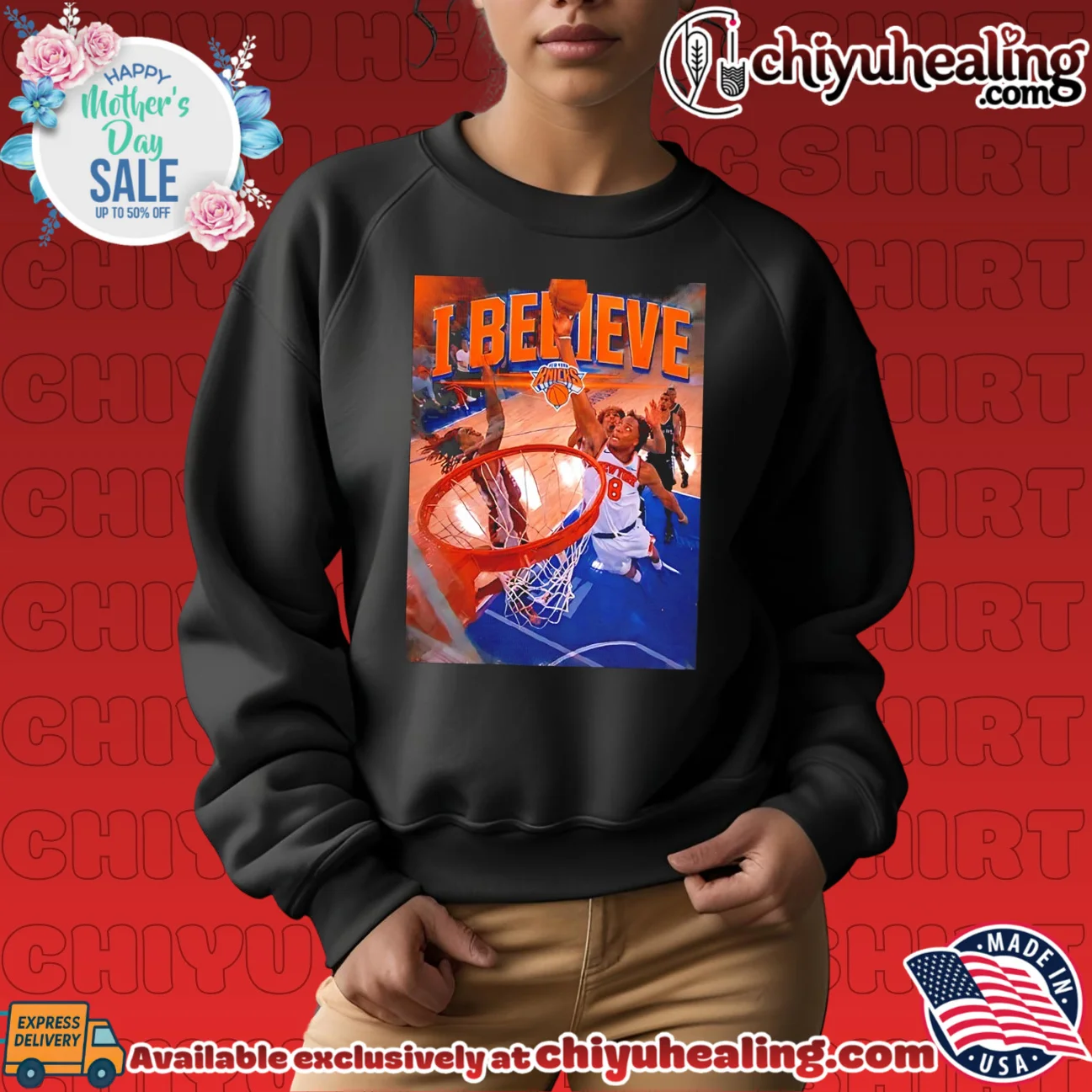 NY Knicks I believe OG Anunoby highlight bespoke shirt & hoodie - Ultimate Gift Edition NY Knicks I believe OG Anunoby highlight