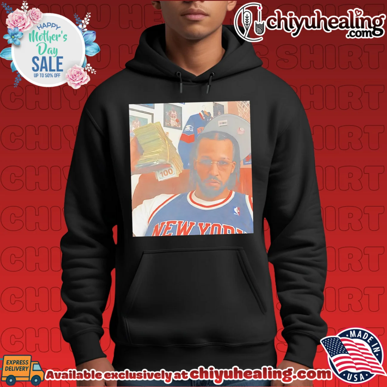 NY Knicks Jalen Brunson holding cash vintage prime shirt & hoodie | Official Style Drop NY Knicks Jalen Brunson holding cash vintage prime shirt & hoodie | Official Style Drop